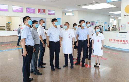 陜西省退役軍人事務(wù)廳黨組副書(shū)記、廳長(zhǎng)高濤一行蒞臨我院調(diào)研